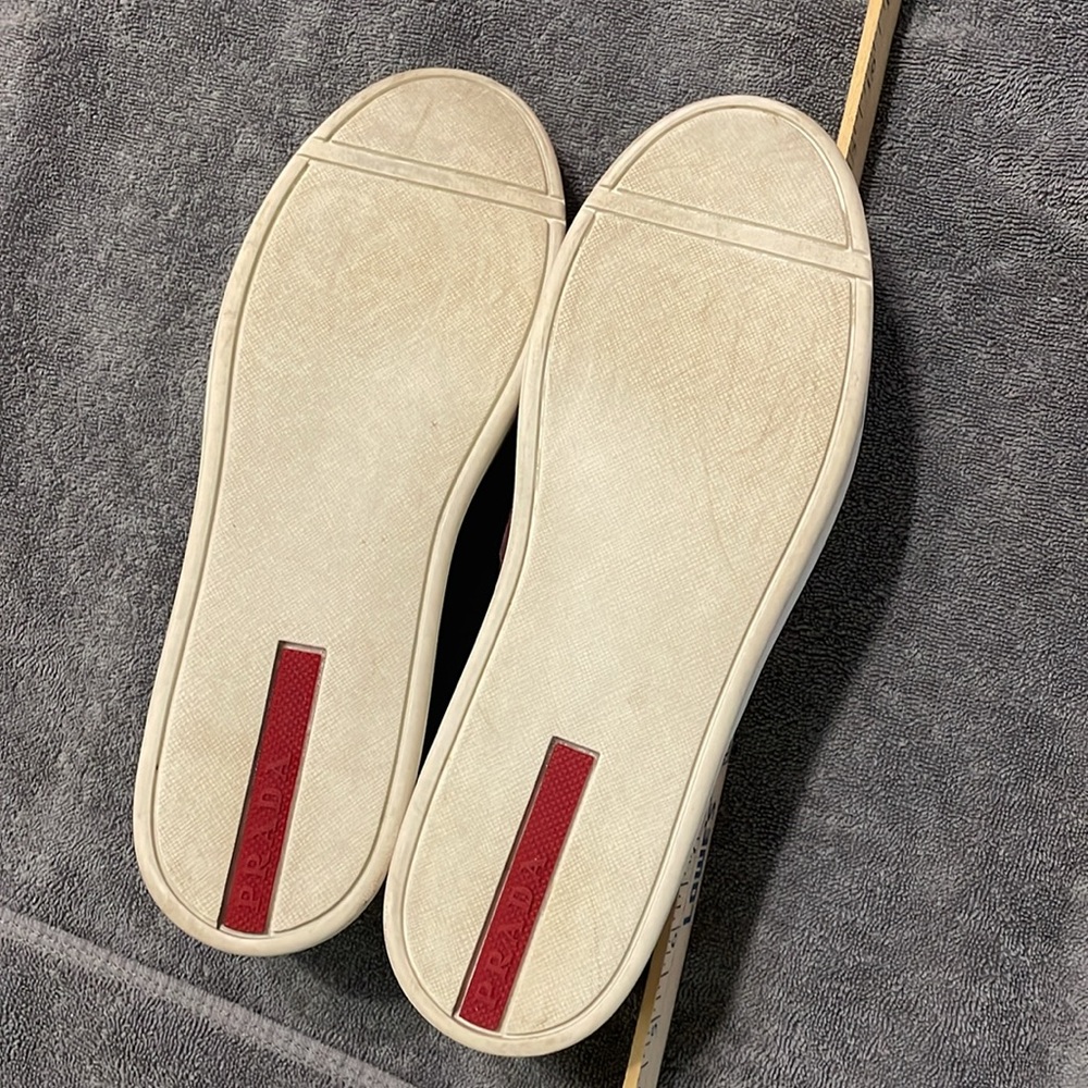 Prada Plum Purple Women’s Suede slip on shoes size EUR 37.5 / US 7.5 - 8 - Picture 5 of 10